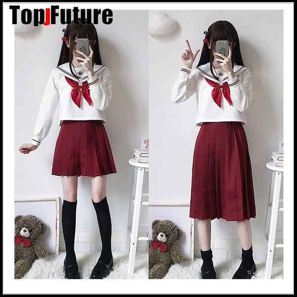 orthodox soft girl red party sailor suit japanese department jk uniform academic style student uniform class suit, White
orthodox soft girl red party sailor suit japanese department jk uniform academic style student uniform class suit, White
