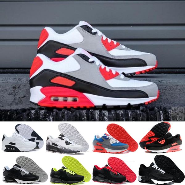 2018 cushion 90 running shoes men 90 new sneakers sports shoe size 40-45 rhsd