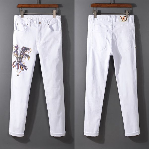 2020 fashion new high street trend ripped motorcycle jeans light distressed slim motorcycle mens slim fit jeans fear of god, Blue
2020 fashion new high street trend ripped motorcycle jeans light distressed slim motorcycle mens slim fit jeans fear of god, Blue