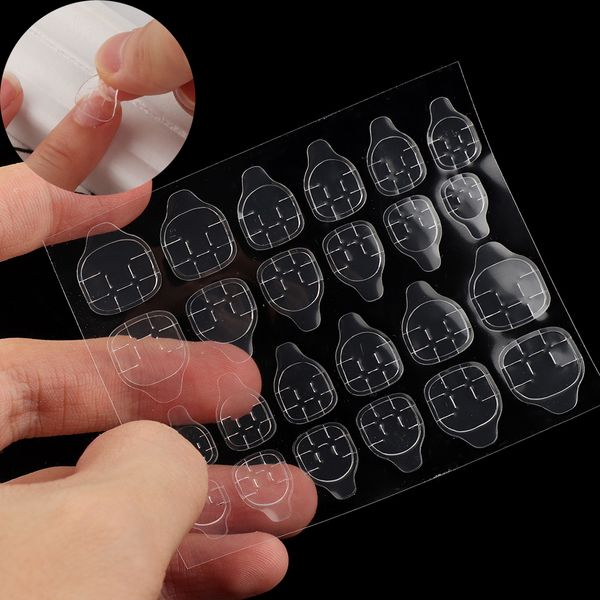 2/5/10 sheets diy nail tips jelly glue clear ultra thin double sided adhesive stickers false manicure nail art extension tools, Black
2/5/10 sheets diy nail tips jelly glue clear ultra thin double sided adhesive stickers false manicure nail art extension tools, Black