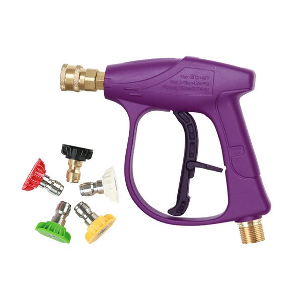 high pressure car washing auto washer-gun,5 power washer quick connect nozzles tips,3000 psi,purple
high pressure car washing auto washer-gun,5 power washer quick connect nozzles tips,3000 psi,purple