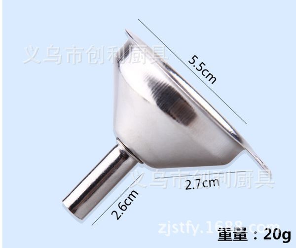 supplies stainless steel funnel diameter 5.5cm small funnel bartender stainless steel small funnel
