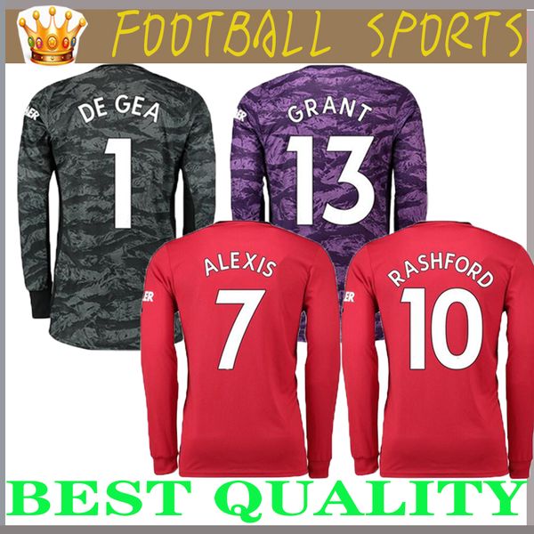 19 20 manchester long sleeve goalkeeper soccer jerseys united 2019 2020 lukaku pogba alexis martial rashford man utd football shirts, Black;yellow
19 20 manchester long sleeve goalkeeper soccer jerseys united 2019 2020 lukaku pogba alexis martial rashford man utd football shirts, Black;yellow