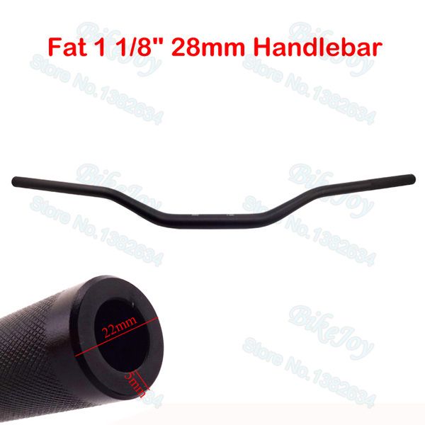 black 1 1/8" 28mm aluminum alloy fat bar handlebar hand bar for thumpstar ssr pit dirt bike motocross atv quad motorcycle
black 1 1/8" 28mm aluminum alloy fat bar handlebar hand bar for thumpstar ssr pit dirt bike motocross atv quad motorcycle