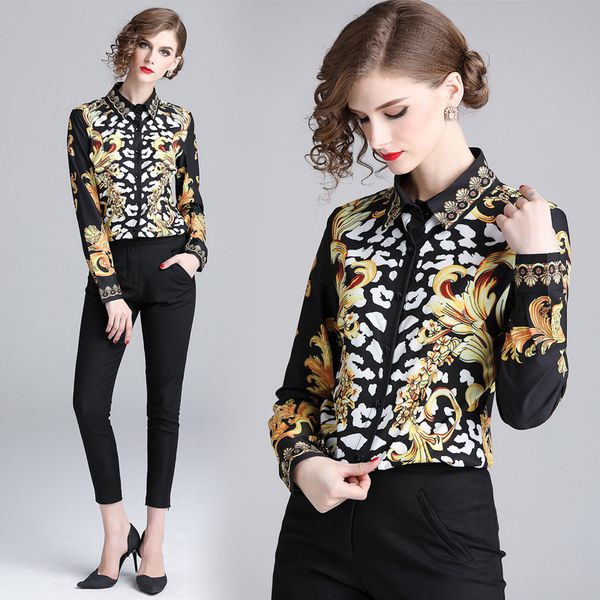 luxury vintage paisley print women shirts winter ladies office casual slim long sleeve blouse for spring autumn elegant plus size, White
luxury vintage paisley print women shirts winter ladies office casual slim long sleeve blouse for spring autumn elegant plus size, White