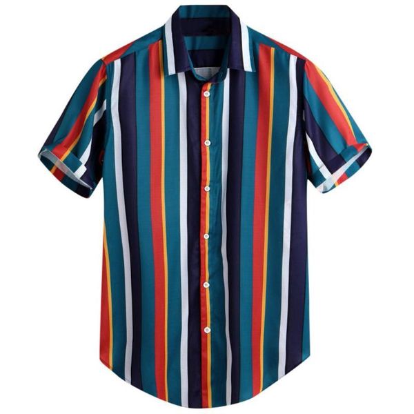 men's casual shirts shirt men multicolor breathable stripe summer short sleeve loose buttons hawaiian blouse camisa masculina, White;black
men's casual shirts shirt men multicolor breathable stripe summer short sleeve loose buttons hawaiian blouse camisa masculina, White;black