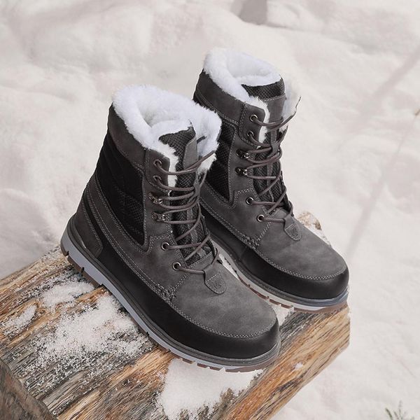 winter snow boots for men fashion winter plus velvet warm high-casual quality waterproof ankle -30 degree celsius warm boots, Black
winter snow boots for men fashion winter plus velvet warm high-casual quality waterproof ankle -30 degree celsius warm boots, Black