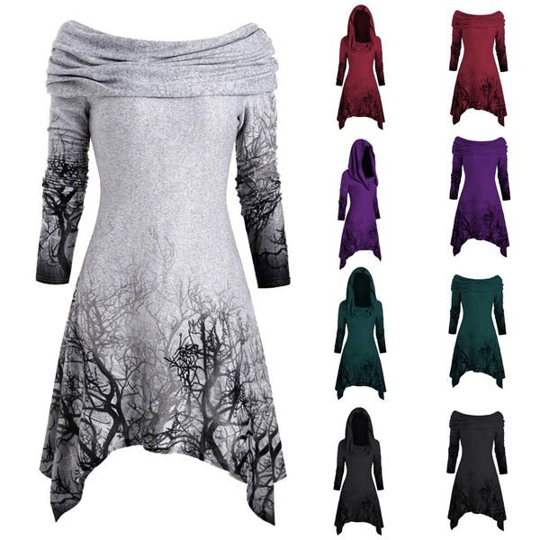 2xl spring fall knitting gothic hoodies women skew neck long sleeve 3d tree print halloween sweatshirt female shirt dropship, Black
2xl spring fall knitting gothic hoodies women skew neck long sleeve 3d tree print halloween sweatshirt female shirt dropship, Black