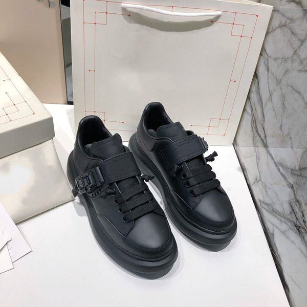 2019 new designer women/men casual shoes black genuine leather flat bottom ing
2019 new designer women/men casual shoes black genuine leather flat bottom ing