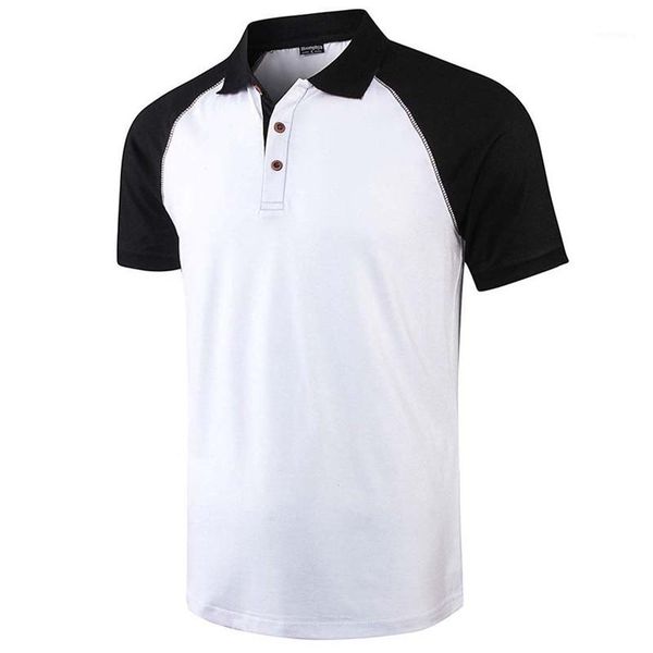 mens clothing mens designer patchwork t-shirts casual lapel collar short sleeves tees fashion contrast color tees, White;black
mens clothing mens designer patchwork t-shirts casual lapel collar short sleeves tees fashion contrast color tees, White;black