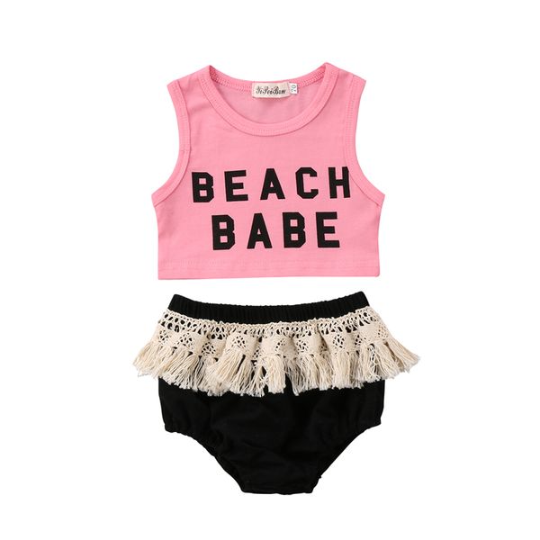 new fashion usa newborn kids baby girls clothes vest crop tassels shorts outfits clothes summer, White
new fashion usa newborn kids baby girls clothes vest crop tassels shorts outfits clothes summer, White