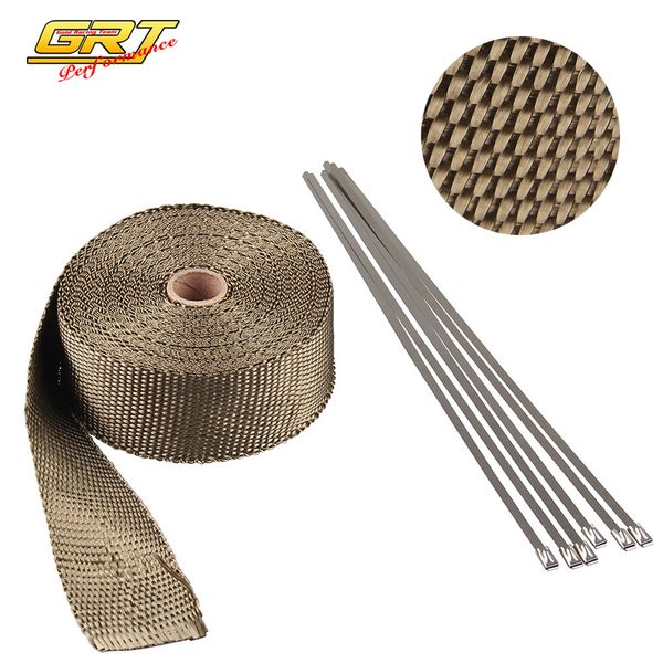 2" *15m 10m thermal wrap , exhaust insulating warp , header warp exhaust pipe fiber wrap titanium + 6 pcs ties ex005-15-t
2" *15m 10m thermal wrap , exhaust insulating warp , header warp exhaust pipe fiber wrap titanium + 6 pcs ties ex005-15-t