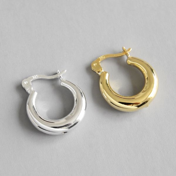 925 sterling silver earrings jewelry curved ingot circle hoop earrings white gold 18k gold color, Golden
925 sterling silver earrings jewelry curved ingot circle hoop earrings white gold 18k gold color, Golden