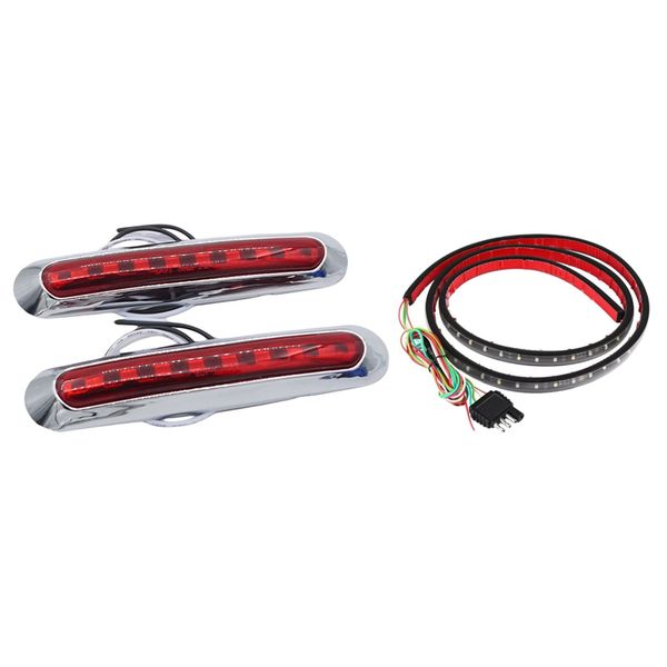 2pcs 9 led side marker lights tail lamp car truck trailer rear lights parking light red & 1pcs black brake light
2pcs 9 led side marker lights tail lamp car truck trailer rear lights parking light red & 1pcs black brake light