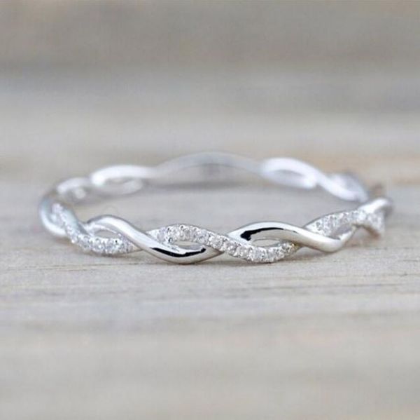 exquisite solid 14k white&yellow gold 0.06ctw round cut diamond stones anniversary twined vine infinity gemstone ring wedding bands jewelry, Silver
exquisite solid 14k white&yellow gold 0.06ctw round cut diamond stones anniversary twined vine infinity gemstone ring wedding bands jewelry, Silver
