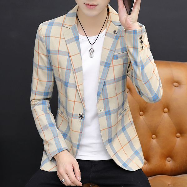 2019 new autumn plaid blazer suit men's slim mens walking suits man blazer slim sakko herren mens check 3xl kk50xx, White;black
2019 new autumn plaid blazer suit men's slim mens walking suits man blazer slim sakko herren mens check 3xl kk50xx, White;black