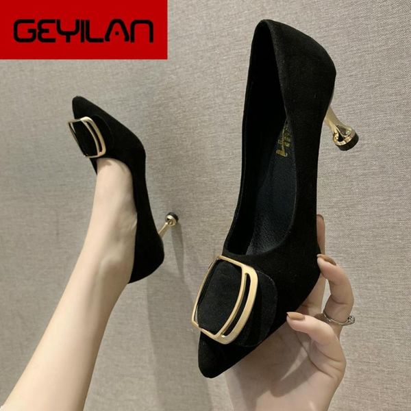 women's high heels 2019 spring and autumn new fine with shallow mouth pointed high heels black wild professional work shoes 
women's high heels 2019 spring and autumn new fine with shallow mouth pointed high heels black wild professional work shoes