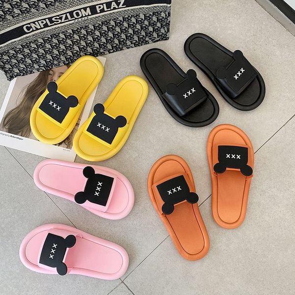 cartoon cute one-line slippers rubber waterproof platform flat bottom low with pu one-line slippers female womens, Black
cartoon cute one-line slippers rubber waterproof platform flat bottom low with pu one-line slippers female womens, Black