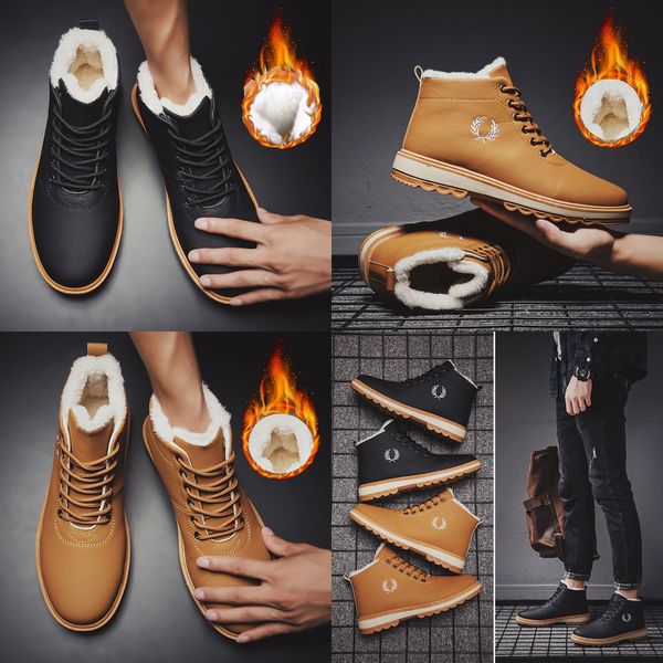 39-44 leather boots men 2019 brand comfortable fashion casual winter boots #xma001, Black
39-44 leather boots men 2019 brand comfortable fashion casual winter boots #xma001, Black