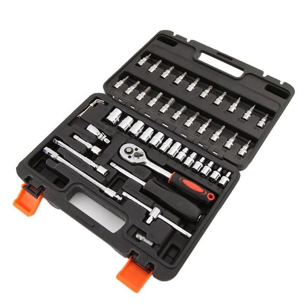 46pcs ratchet wrench set kit sleeve for car motorcycle bicycle repair tools high carbon steel ratchet wrench
46pcs ratchet wrench set kit sleeve for car motorcycle bicycle repair tools high carbon steel ratchet wrench