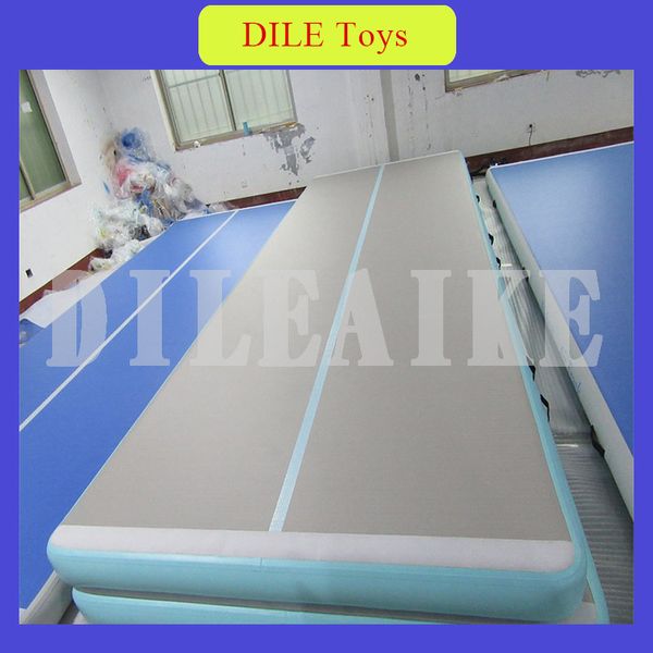20ft Air Track 8 Inches Airtrack 8 Inches Air Track Tumbling Mat For Gymnastics Martial Arts Cheerleading Tumble Track With Pump