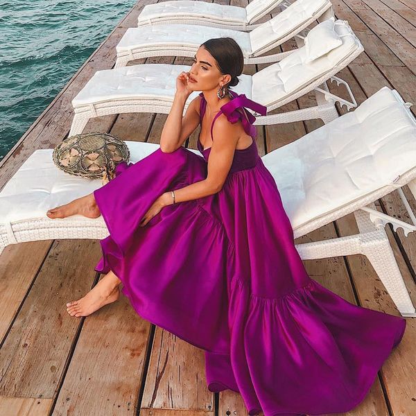 deat 2020 spring summer bandage irregular dress skew collar purple bohemian long beach dress elegant women md465, Black;gray
deat 2020 spring summer bandage irregular dress skew collar purple bohemian long beach dress elegant women md465, Black;gray