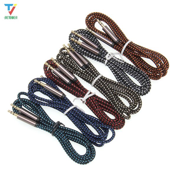 500pcs/lot 2020 new 1.5m 3.5mm male to 3.5 male braid gray metal head aux audio extension cable weaving audio cable car aux auxiliary wire
500pcs/lot 2020 new 1.5m 3.5mm male to 3.5 male braid gray metal head aux audio extension cable weaving audio cable car aux auxiliary wire