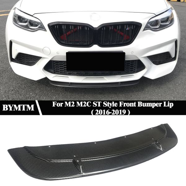 st-style bumper carbon fiber front lip spoiler splitters for bmw f87 m2 m2c
st-style bumper carbon fiber front lip spoiler splitters for bmw f87 m2 m2c