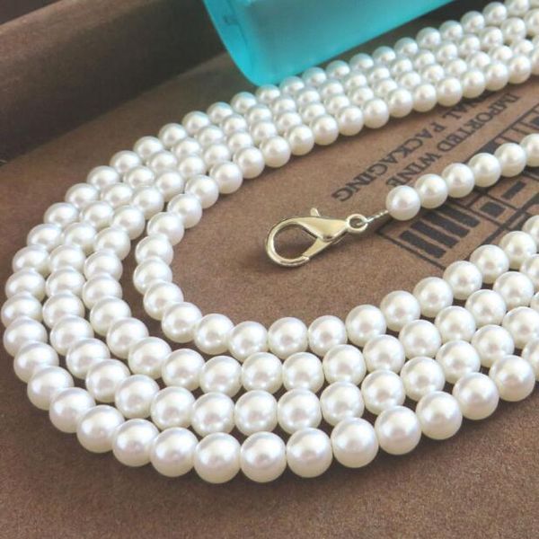 luxury jewelry pearl chain women shoulder bag replacement chain wholesale ivory pearl chain shrimp buckle bead chains accessories, Silver
luxury jewelry pearl chain women shoulder bag replacement chain wholesale ivory pearl chain shrimp buckle bead chains accessories, Silver
