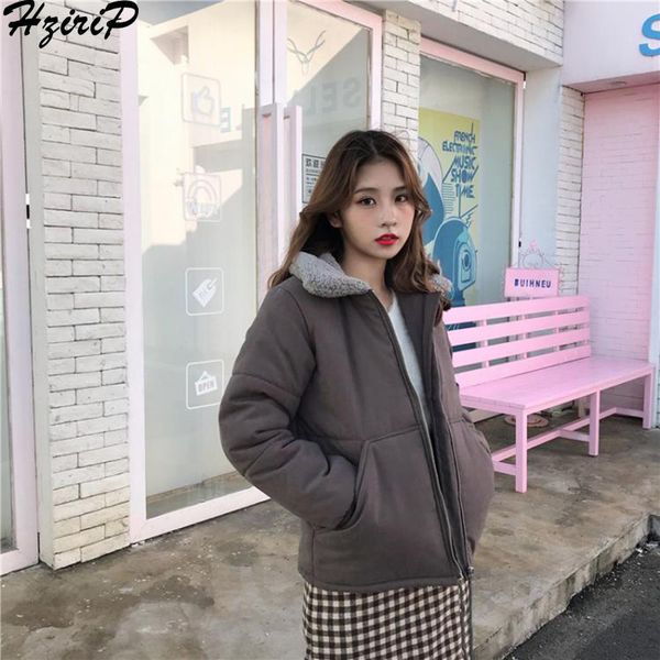 hzirip sweet fashion women's winter jackets with hood 2018 preppy style wild thick warm full sleeve stitch solid female new coat, Black
hzirip sweet fashion women's winter jackets with hood 2018 preppy style wild thick warm full sleeve stitch solid female new coat, Black