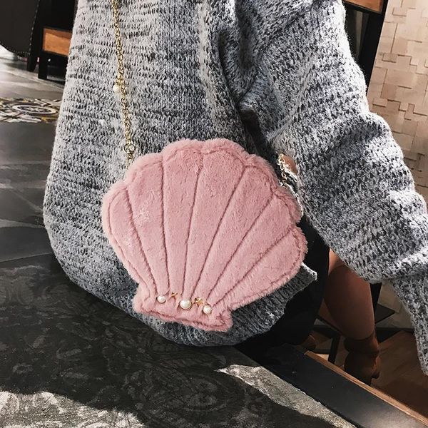 fashion mini elegant seashells shape crossbody bag for women lady girl pu leather plush bag chain lolita small messenger bags
fashion mini elegant seashells shape crossbody bag for women lady girl pu leather plush bag chain lolita small messenger bags
