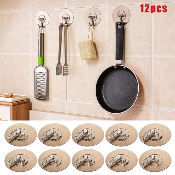 durable 12pcs self adhesive wall hooks round seamless nail towel hooks for kitchen bathroom utility 66cy
durable 12pcs self adhesive wall hooks round seamless nail towel hooks for kitchen bathroom utility 66cy