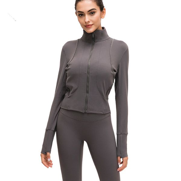women autumn winter gym running jacket high-quality fitness elastic tight jacket long sleeve zipper long sleeve yoga sweatshirts, Black;red
women autumn winter gym running jacket high-quality fitness elastic tight jacket long sleeve zipper long sleeve yoga sweatshirts, Black;red