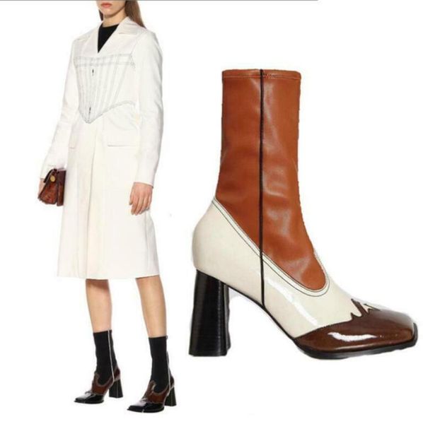us4-11 women's runway vintage mid calf boots high cuban heels square toe shoes genuine leather cowboy western plus size 2colors, Black
us4-11 women's runway vintage mid calf boots high cuban heels square toe shoes genuine leather cowboy western plus size 2colors, Black