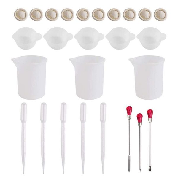 1 set 100ml silicone measuring mixing cup tool kits crystal epoxy uv resin craft casting mould diy jewelry making tools
1 set 100ml silicone measuring mixing cup tool kits crystal epoxy uv resin craft casting mould diy jewelry making tools