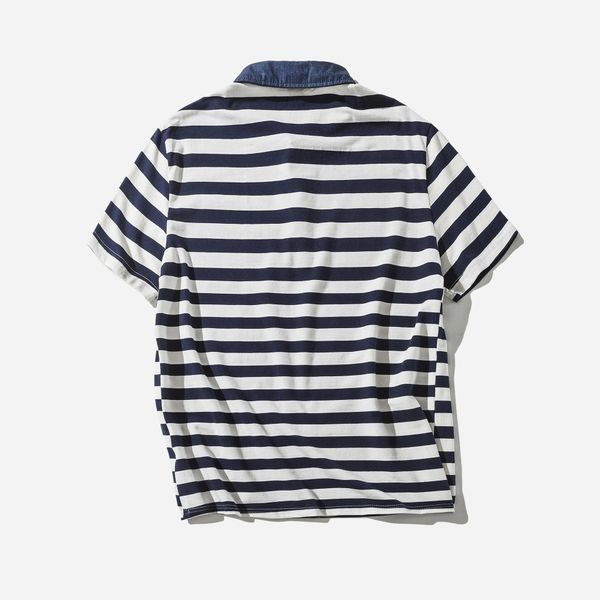 yi dao vintage origional summer stripes polo shirt men's teenager japanese-style hipster slim fit pure cotton short-sleeved t-sh, White;black
yi dao vintage origional summer stripes polo shirt men's teenager japanese-style hipster slim fit pure cotton short-sleeved t-sh, White;black