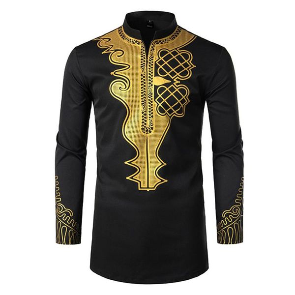 2019 new fashion stand collar long sleeve shirt casual printed men shirt totem long camisa african wind shirts men dress xxl, White;black
2019 new fashion stand collar long sleeve shirt casual printed men shirt totem long camisa african wind shirts men dress xxl, White;black