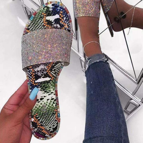 2020 summer fashion women sandals snake print bling rhinestone slip-on shallow flat shoes casual ladies outdoor holiday slipper, Black
2020 summer fashion women sandals snake print bling rhinestone slip-on shallow flat shoes casual ladies outdoor holiday slipper, Black