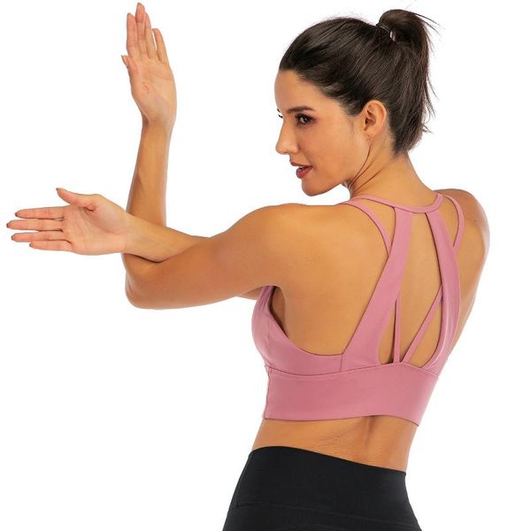 cross back sports bra for women widened hem sports underwear bodice for fitness, White;black
cross back sports bra for women widened hem sports underwear bodice for fitness, White;black