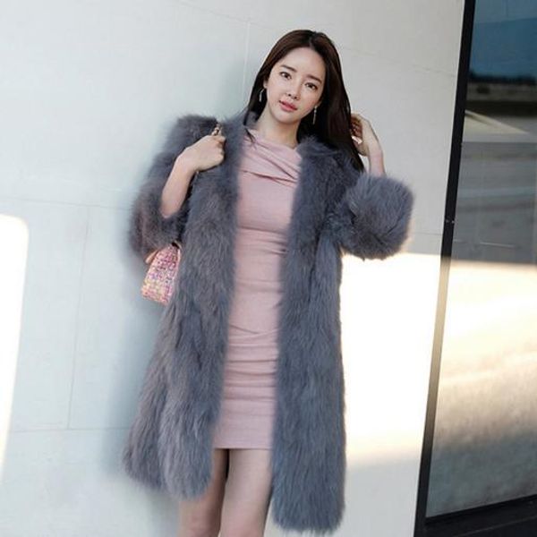 clobee women faux fur coats 2019 women winter gray fur coat ladies outerwear elegant faux thicken warm jackets m772, Black
clobee women faux fur coats 2019 women winter gray fur coat ladies outerwear elegant faux thicken warm jackets m772, Black
