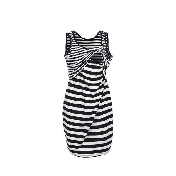 breastfeeding sleeveless clothes 2018 summer nursing dress pregnant clothing stripe o-neck casual plus size maternity vest dress, Black;gray
breastfeeding sleeveless clothes 2018 summer nursing dress pregnant clothing stripe o-neck casual plus size maternity vest dress, Black;gray