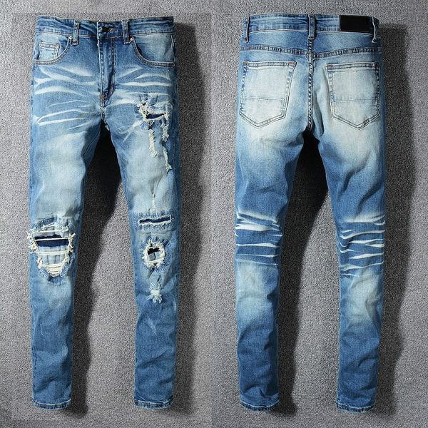 mens fashion designer jeans ankle length pants with long belt distressed washed blue denim skinny jeans slim trousers #570#
mens fashion designer jeans ankle length pants with long belt distressed washed blue denim skinny jeans slim trousers #570#