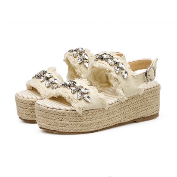 boussac crystal women sandals slingback fisherman espadrilles sandals rhinestone platform women summer shoes swc0200, Black
boussac crystal women sandals slingback fisherman espadrilles sandals rhinestone platform women summer shoes swc0200, Black