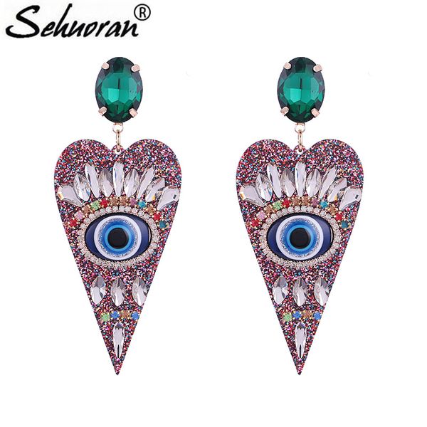 sehuoran brincos aretes de mujer big pendientes resin heart mathc crystal and angle's eye oorbellen earrings for woman jewelry, Silver
sehuoran brincos aretes de mujer big pendientes resin heart mathc crystal and angle's eye oorbellen earrings for woman jewelry, Silver