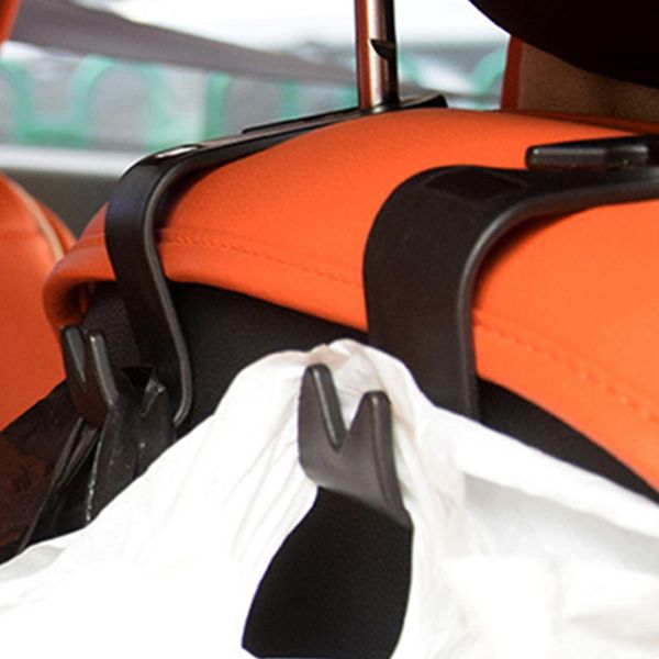 2pcs car back seat hooks holder for bag purse cloth grocer flexible auto hangers fixed on headrest car styling accessories 
2pcs car back seat hooks holder for bag purse cloth grocer flexible auto hangers fixed on headrest car styling accessories