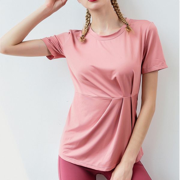 zhangyunuo pleated yoga shirts womens sports t-shirt solid lumbar crop workout tight short sleeves gym fitness active wear, White;red
zhangyunuo pleated yoga shirts womens sports t-shirt solid lumbar crop workout tight short sleeves gym fitness active wear, White;red