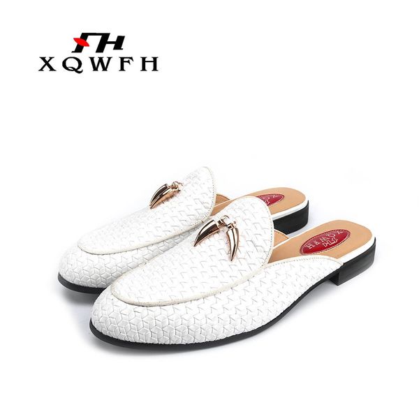 xqwfh summer clog for men woven leather slippers flat breathable outdoor sandals male gardening soft slippers, Black
xqwfh summer clog for men woven leather slippers flat breathable outdoor sandals male gardening soft slippers, Black