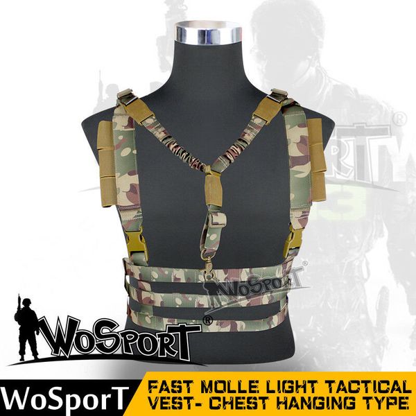 tactical hunting paintball molle chest rig lightweight high speed vest w/ sling ve-37
tactical hunting paintball molle chest rig lightweight high speed vest w/ sling ve-37