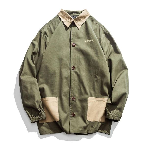 men chinese printing high street fashion casual hiphop jacket male black red green coat outerwear japanese jacket, Tan;black
men chinese printing high street fashion casual hiphop jacket male black red green coat outerwear japanese jacket, Tan;black