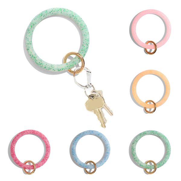 fashion silicone bangle keyring wrist round key rings for women girls bracelet oversize
fashion silicone bangle keyring wrist round key rings for women girls bracelet oversize